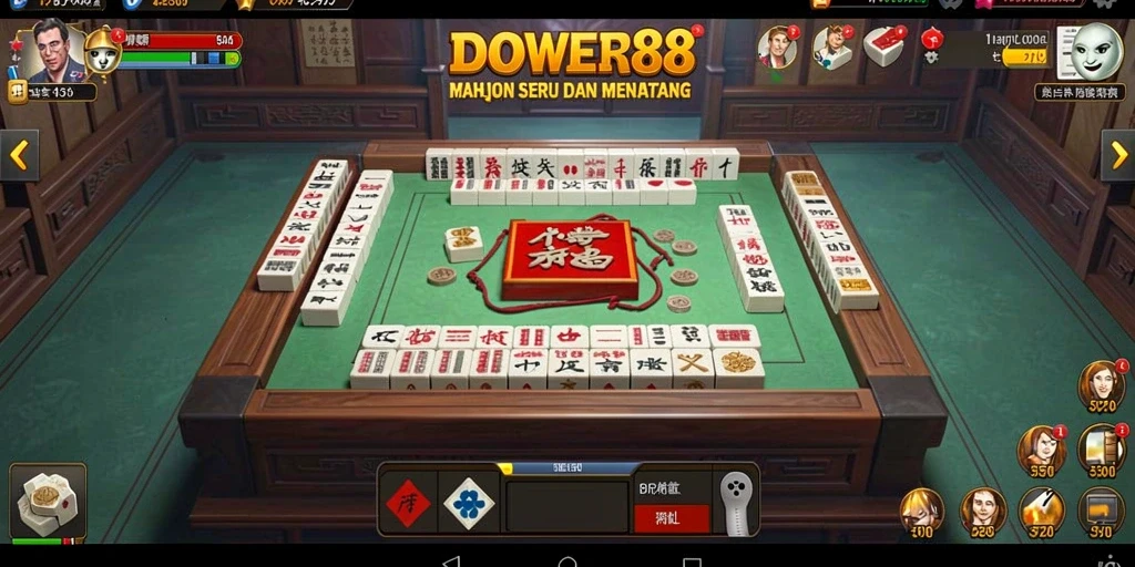 Screenshot gameplay DOWER88 menampilkan tantangan Mahjong yang menarik.