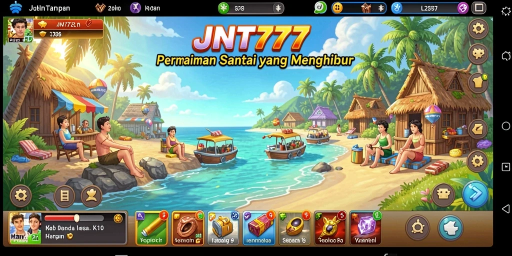 Tangkapan layar JNT777 menampilkan pengalaman gameplay yang seru dan menghibur.