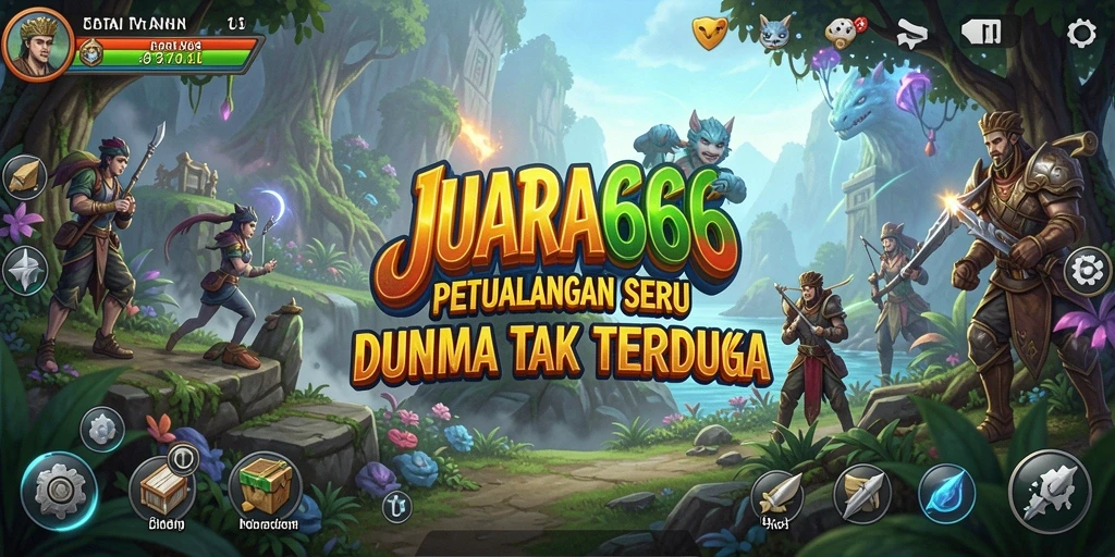 Tangkapan layar utama <strong>JUARA666</strong> menampilkan momen epik dalam setiap petualangan.