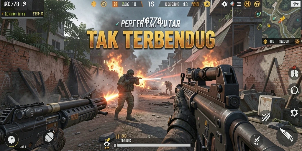 Gameplay seru KG778 di medan tempur FPS.