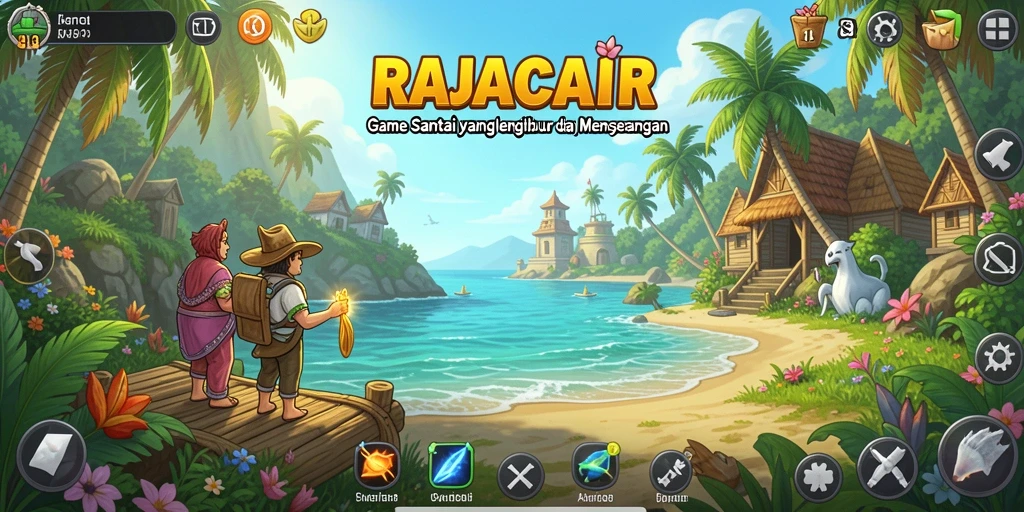 Tampilkan gameplay menarik RAJACAIR yang penuh warna dan menghibur.