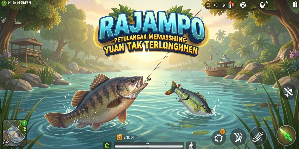 Tangkapan ikan besar di RAJAMPO dengan grafik yang memukau.