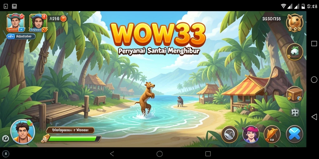 Tampilan gameplay WOW33 yang menarik dan penuh warna.